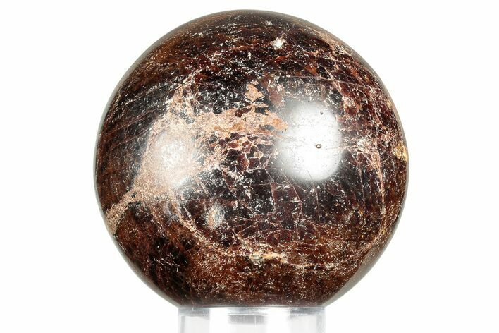Polished Almandine Garnet Sphere - India #359919